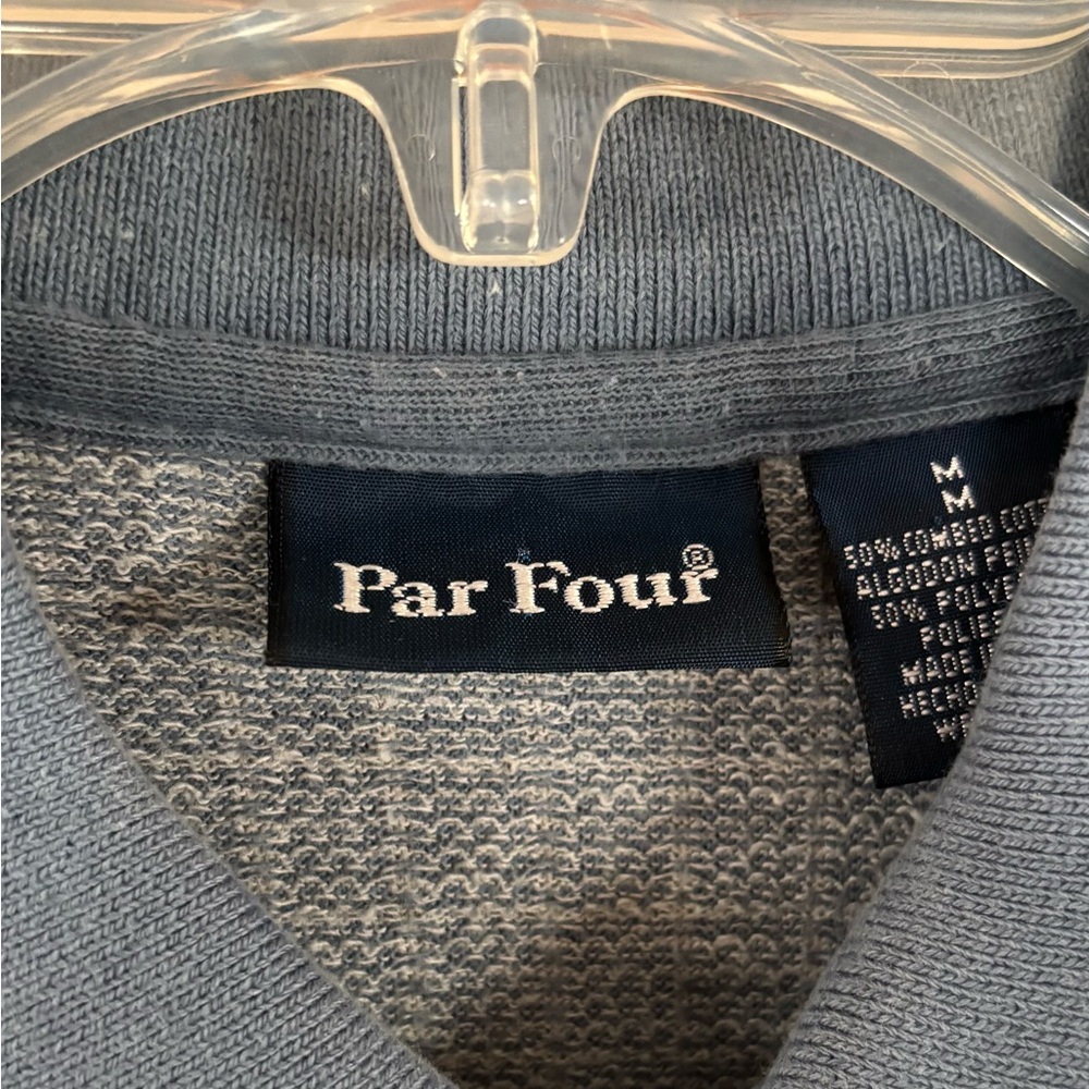 Navy Striped Polo Shirt - Picture 3 of 3